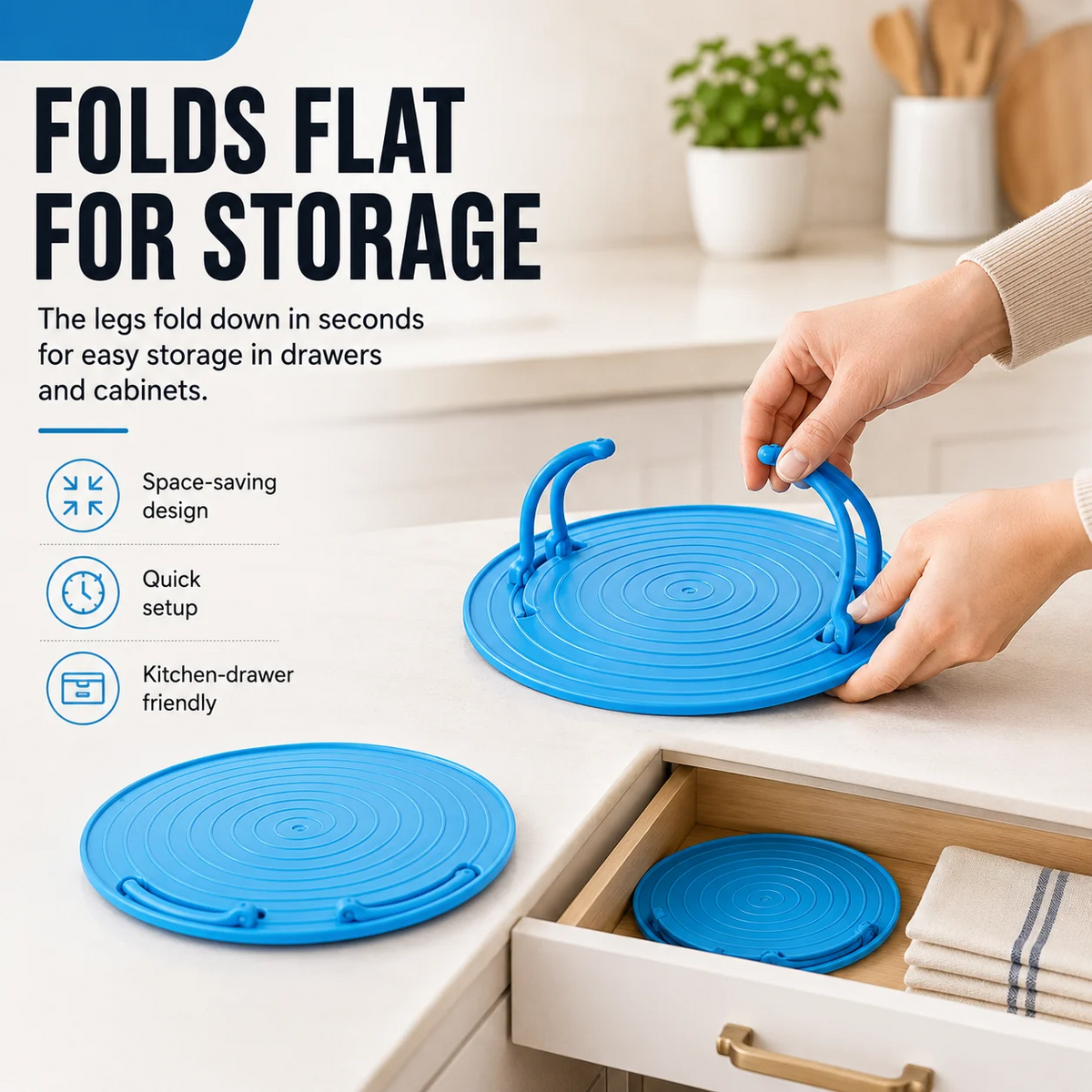 🎁 Buy 2, Get 1 FREE! 🔥 Foldable Microwave Stacking Rack 🍽️ | Save Space & Maximize Storage 🏡✨