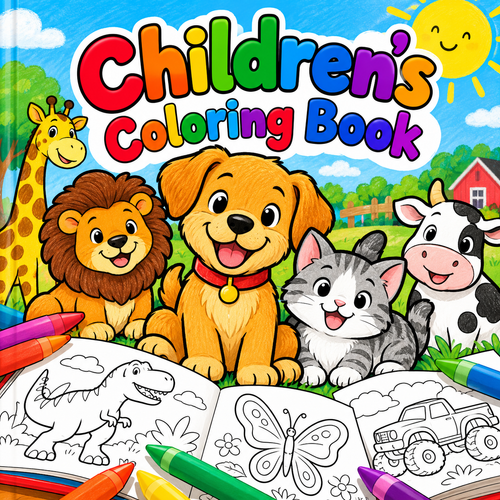 🔥Children's Coloring Book🎁