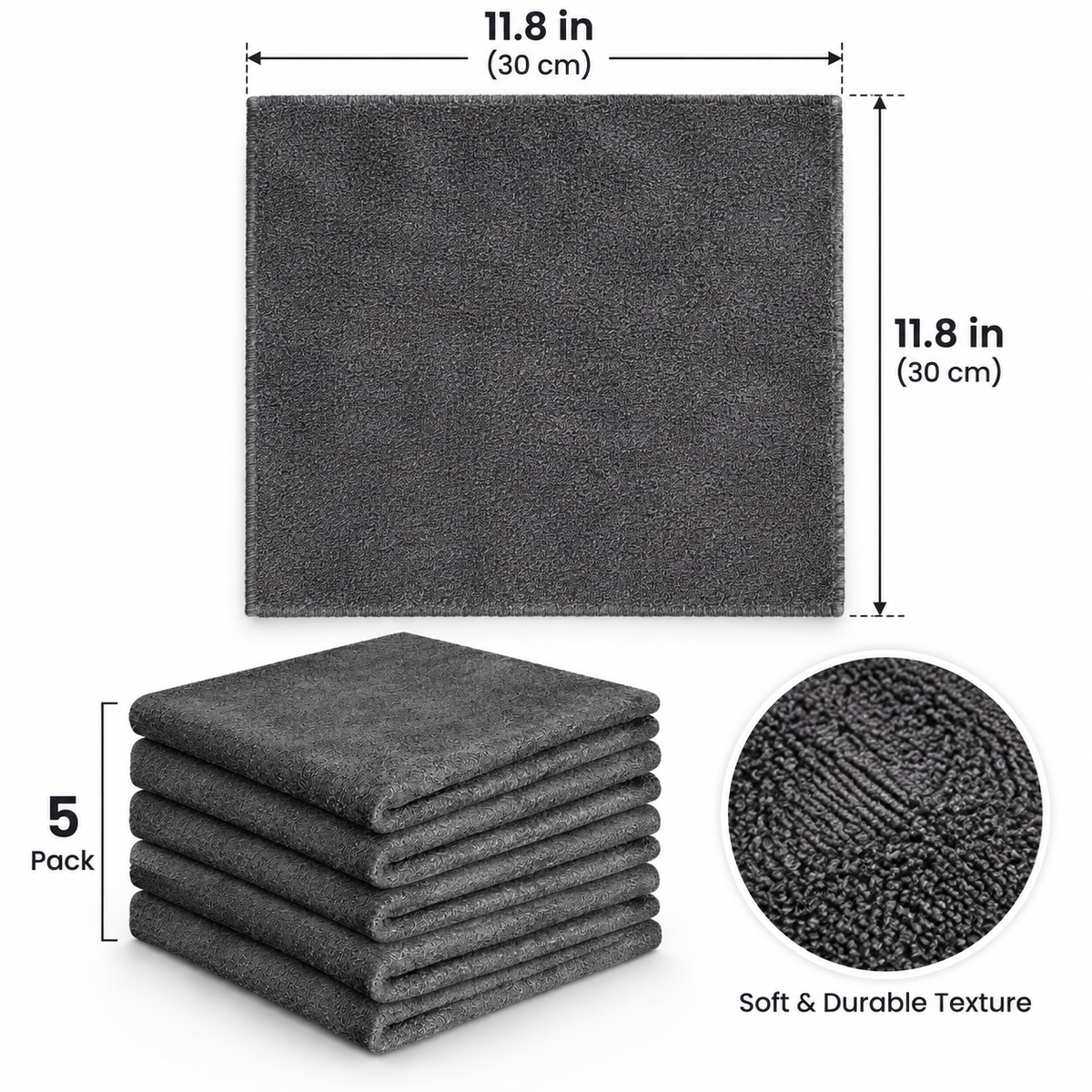 Magic Cleaning Cloth (5-Pack)