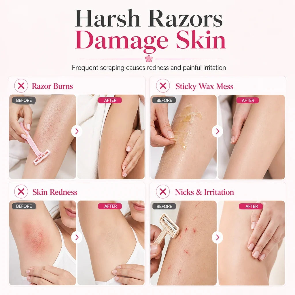 🔥 BUY 1 GET 1 FREE! 🎁 Smooth, Silky Skin Made Easy – Gentle Hair Removal Roll-On for All Skin Types! ✨