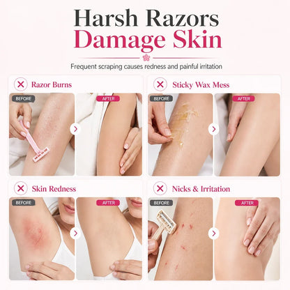 🔥 BUY 1 GET 1 FREE! 🎁 Smooth, Silky Skin Made Easy – Gentle Hair Removal Roll-On for All Skin Types! ✨